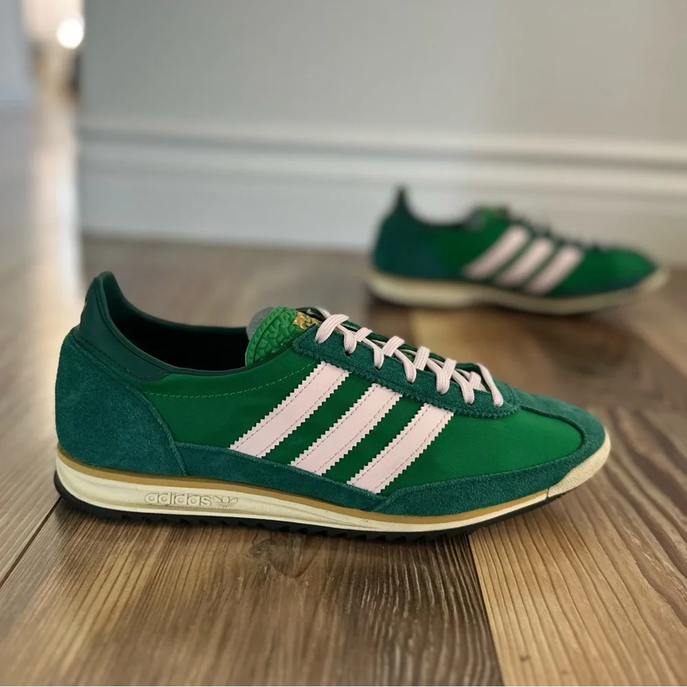 Women's adidas SL72 OG Court Green Sneakers Shoes Size 8